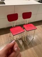 Retro vintage formica stoelen, Gebruikt, Twee, Ophalen of Verzenden, Vintage retro