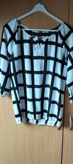 NED Blouse - Zwart/Wit - Maat S, Zwart, Ophalen of Verzenden, NED, Maat 36 (S)