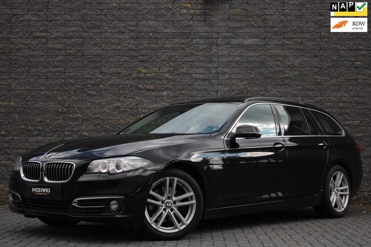BMW 5-serie Touring 520i Luxury line 184pk! Pano/Aut/Cruise/, Auto's, BMW, Bedrijf, Te koop, 5-Serie, ABS, Airbags, Airconditioning