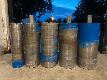 Carat nat diamantboren – Ø110 t/m Ø200 mm – 10 mm segment beschikbaar voor biedingen