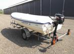 QUICKSILVER  360 FISH MET 6 PK SUZUKI 4 TAKT + KANTELTRAILER, Watersport en Boten, Benzine, Buitenboordmotor, Polyester, Gebruikt