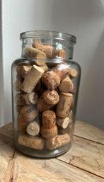 Oude franse pot met kurken, Ophalen of Verzenden