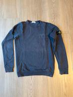 Stoere sweater, Stone Island, donkerblauw, maat 14 (170), Ophalen of Verzenden, Zo goed als nieuw, Jongen, Trui of Vest