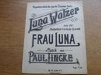 LUNA WALZER -PAUL LINCKE - VOOR PIANO, Ophalen of Verzenden, Gebruikt, Piano