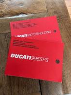 Originele Owners Manual DUCATI 996 SPS, Ophalen of Verzenden, Ducati