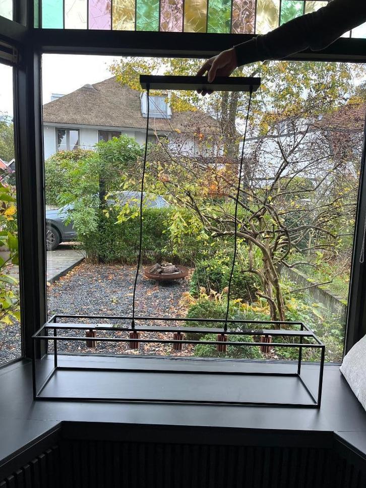 Moderne hanglamp met 5 lichtpunten, Huis en Inrichting, Lampen | Hanglampen, Zo goed als nieuw, Minder dan 50 cm, Metaal, Ophalen