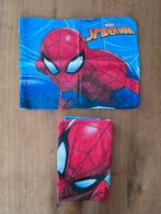 Marvel Spiderman dekbedovertrek + kussensloop ledikant 2-zij, Ophalen of Verzenden, Zo goed als nieuw, Jongetje of Meisje, Dekbedovertrek