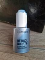 neutrogena retinol boost + intensives nacht serum halfvol, Ophalen of Verzenden, Gebruikt, Gehele gezicht, Verzorging