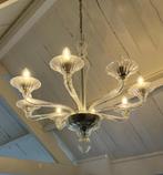 Kroonluchter Venetiaans glas mond geblazen kroonluchter, Huis en Inrichting, Ophalen, Zo goed als nieuw, Glas