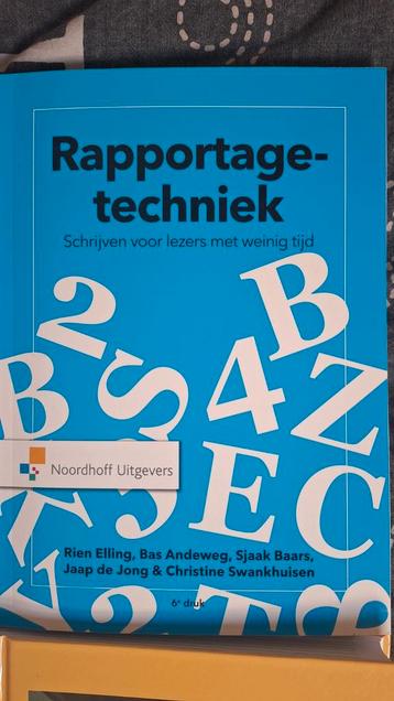 Jaap de Jong - Rapportagetechniek. beschikbaar voor biedingen
