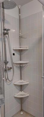 Badkamer doucherek. (Telescopisch), Ophalen, Zo goed als nieuw, Wit