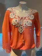 Taj zijde blouse met kralen maat l, Kleding | Dames, Maat 38/40 (M), Oranje, Ophalen of Verzenden, Taj