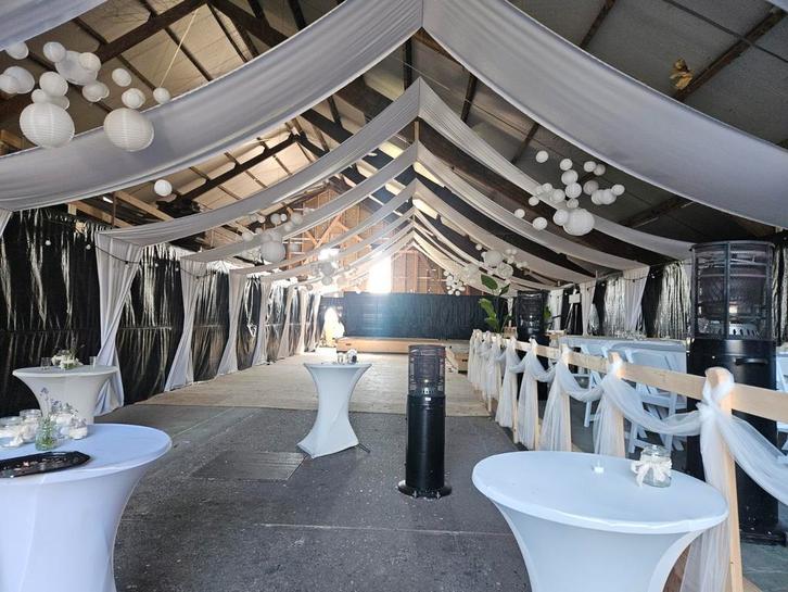 Bruiloftdecoratie bruidsdecoratie witte lampionnen, doeken t, Huis en Inrichting, Lampen | Hanglampen, Zo goed als nieuw, 75 cm of meer