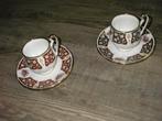 ZGAN 2 KLEINE  MOOIE KOFFIE  KOPJES /ESPRESSO /ROAL BRITAIN, Ophalen of Verzenden, Zo goed als nieuw, Overige stijlen, Kop(pen) en/of Schotel(s)