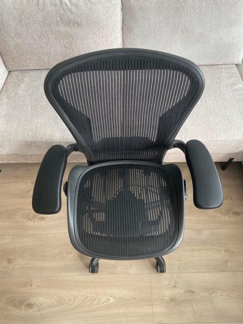 Herman Miller Aeron Graphite bureaustoel B, Huis en Inrichting, Bureaustoelen, Ophalen of Verzenden
