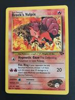 Brock’s Vulpix W Stamp promo 37/132 Gym Challenge, Ophalen of Verzenden, Losse kaart, Zo goed als nieuw