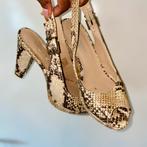 Carmens Padova heels/hakken slangenprint - maat 36, Beige, Ophalen of Verzenden, Carmens Padova, Schoenen met hoge hakken