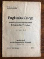 WO2 DUITS propagandaboekje Englands Kriege 1939/40, Duitsland, Boek of Tijdschrift, Landmacht, Verzenden