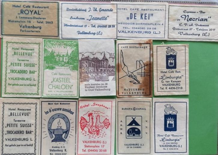 Valkenburg (L) 229, Verzamelen, Suikerzakjes, Verzenden