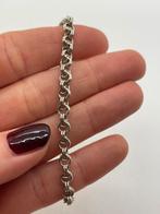 B69 Prachtige antieke zilveren armband, Ophalen of Verzenden, Zilver, Armband