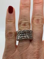 J256 Prachtige zilveren ring Finse stijl maat 16,75, Sieraden, Tassen en Uiterlijk, Ringen, Ophalen of Verzenden, Dame, Kleiner dan 17