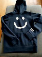 Little 10 days hoodie, mt 12 (152). Donkerblauw. scuba stof., Gebruikt, Little 10 days., Jongen of Meisje, Trui of Vest