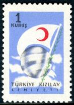 Turkije Z-C182-pf - Dwangtoeslag voor Halve Maan, Ophalen of Verzenden, Republiek Turkije, Overige landen, Postfris