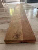 Sidetable alleen blad mangohout 320x40 cm, Huis en Inrichting, Tafels | Sidetables, Ophalen, Gebruikt, Eikenhout, 200 cm of meer