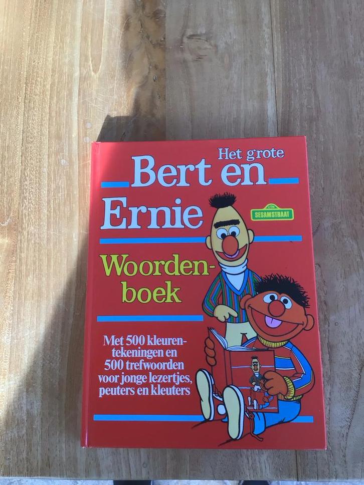 Bert en Ernie Woordenboek, Boeken, Kinderboeken | Baby's en Peuters, Zo goed als nieuw, 2 tot 3 jaar, Ophalen of Verzenden