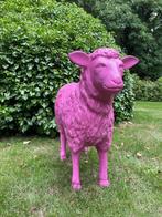 (Tuin)Beeld texel schaap, Paars, tuin, boerderij, vijver 65, Ophalen, Nieuw, Kunststof, Dierenbeeld