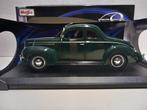 Ford De Luxe Coupe dark green 1939 Maisto metal 1:18 KRD, Ophalen of Verzenden, Zo goed als nieuw, Auto, Maisto