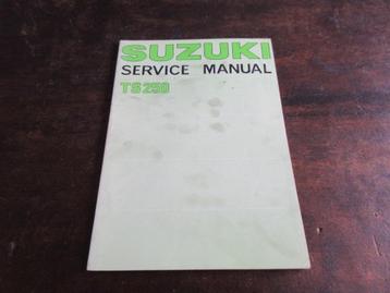 Suzuki TS250 service manual werkplaatshandboek beschikbaar voor biedingen