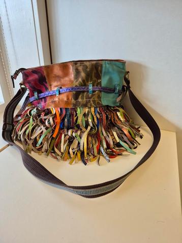 Octopus Tas - Meerkleurig Leer - 37x37 beschikbaar voor biedingen