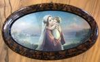 Antieke lijst met religieuze prent Italiaans, Ophalen of Verzenden