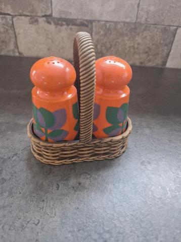 Vintage Emsa design peper en zout stelletje set / jaren 70  beschikbaar voor biedingen