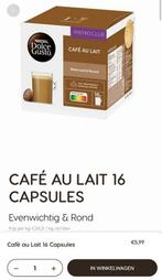 Nescafé Dolce gusto koffie casules 10dozen 160 cups, Diversen, Ophalen of Verzenden