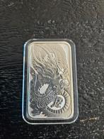 Zilveren Lunar Dragon Bar 1oz 2021, Ophalen of Verzenden, Zilver