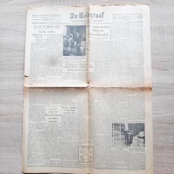 Krant De Telegraaf 12 oktober 1942 heeft 6 pagina's beschikbaar voor biedingen