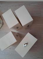 4 baby letters houten lades ,deco bakken,landelijk, Hobby en Vrije tijd, Feestartikelen, Ophalen of Verzenden, Zo goed als nieuw