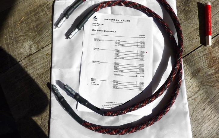 HEAVENS GATE AUDIO Ultra Silence Generation II INTERLINK, Audio, Tv en Foto, Audiokabels en Televisiekabels, Nieuw, Interlink-kabel