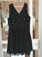 Zwarte jurk zonder mouwen met parels Bodyflirt m 54, Jurk, Ophalen of Verzenden, Zo goed als nieuw, Zwart