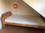 Houten bed 1-persoons, Ophalen, Gebruikt, 90 cm, Eenpersoons