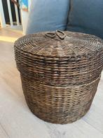 Rotan mand jaren '70, Overige materialen, Minder dan 50 cm, Gebruikt, Minder dan 50 cm