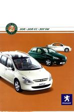 Folder Peugeot 206 en 307 Roland Garros 2004, Ophalen of Verzenden, Gelezen, Peugeot