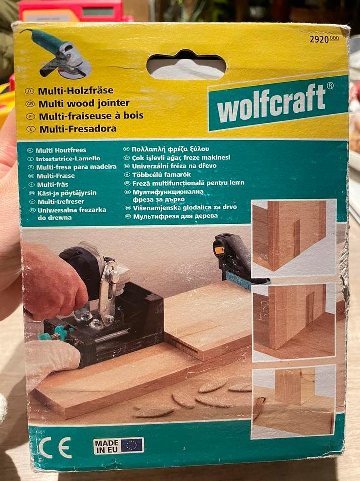 Wolfcraft Multi-hout vlakbank 2920000 - Nieuw!, Doe-het-zelf en Verbouw, Gereedschap | Freesmachines, Nieuw, Elektrisch, Lamellenfrees