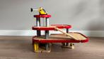 Plan Toys houten garage, Ophalen, Gebruikt
