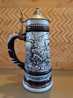 Vintage Avon Bierpul met tinnen deksel, Ophalen of Verzenden