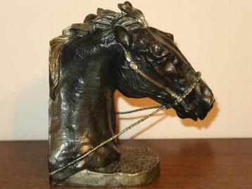 beeld paard, boekensteun paardenhoofd, gegarandeerd uniek! beschikbaar voor biedingen