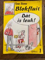 Tom Stone Blokfluit Boek 1, Muziek en Instrumenten, Blaasinstrumenten | Blokfluiten, Ophalen, Gebruikt, Sopraan of Sopranino