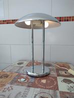 Jaren 80 (artdeco-gispen stijl)verchroomde lamp, Ophalen of Verzenden, Zo goed als nieuw, Minder dan 50 cm